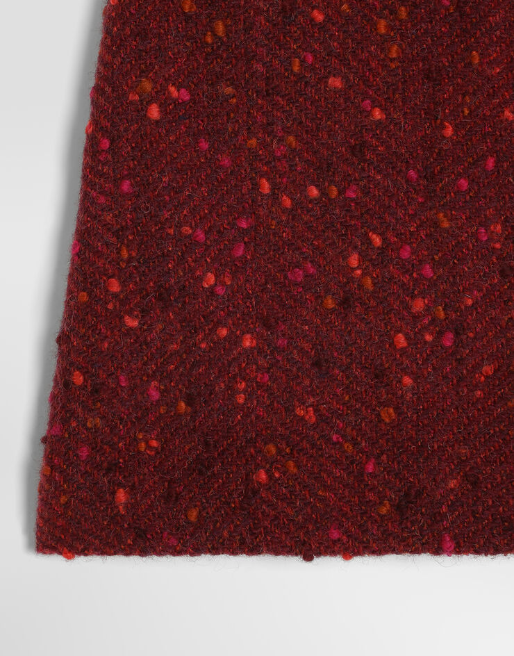 Dolce & Gabbana Chevron bouclé skirt Dolce & Gabbana Chevron bouclé skirt Multicolor L56I15FCZAU