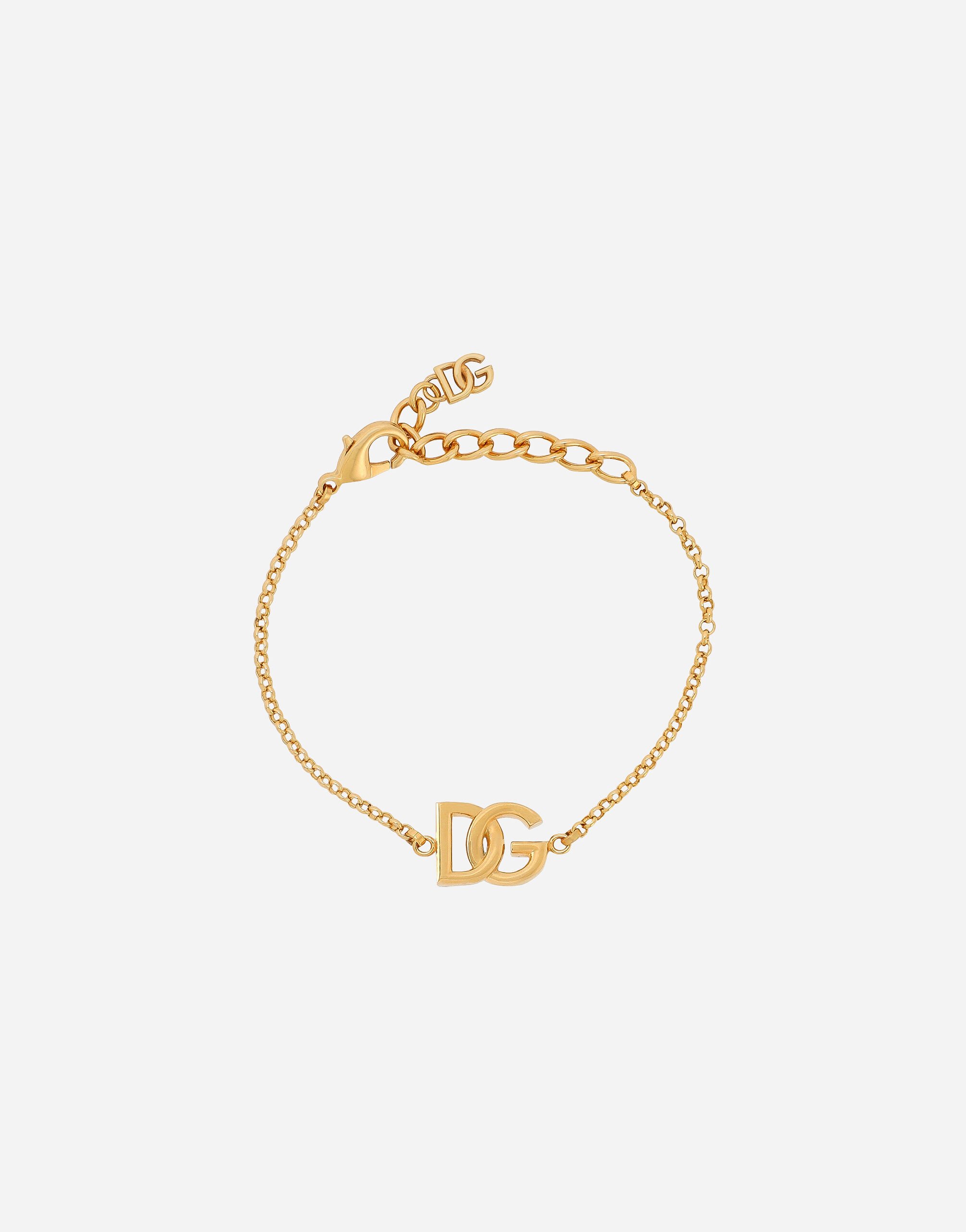 DOLCE & GABBANA Bracelet Gold Tone Brass Chain Star Fashion