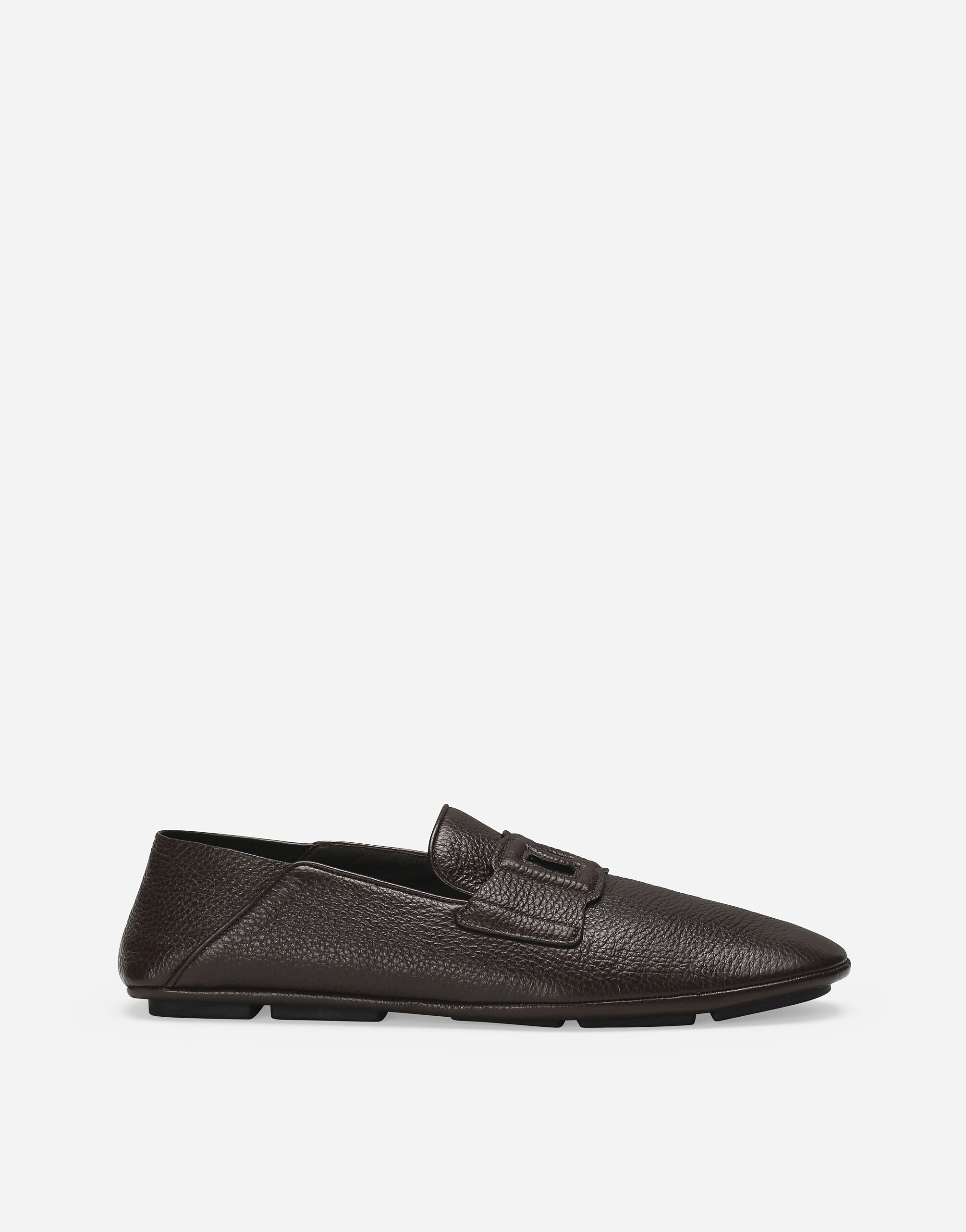 Dolce & Gabbana 鹿皮驾车鞋 黑 A80440AO602