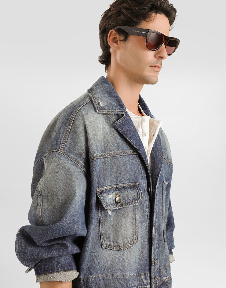 Dolce & Gabbana Denim jumpsuit Dolce & Gabbana Denim jumpsuit Multicolor G9CBVDG8OJ5