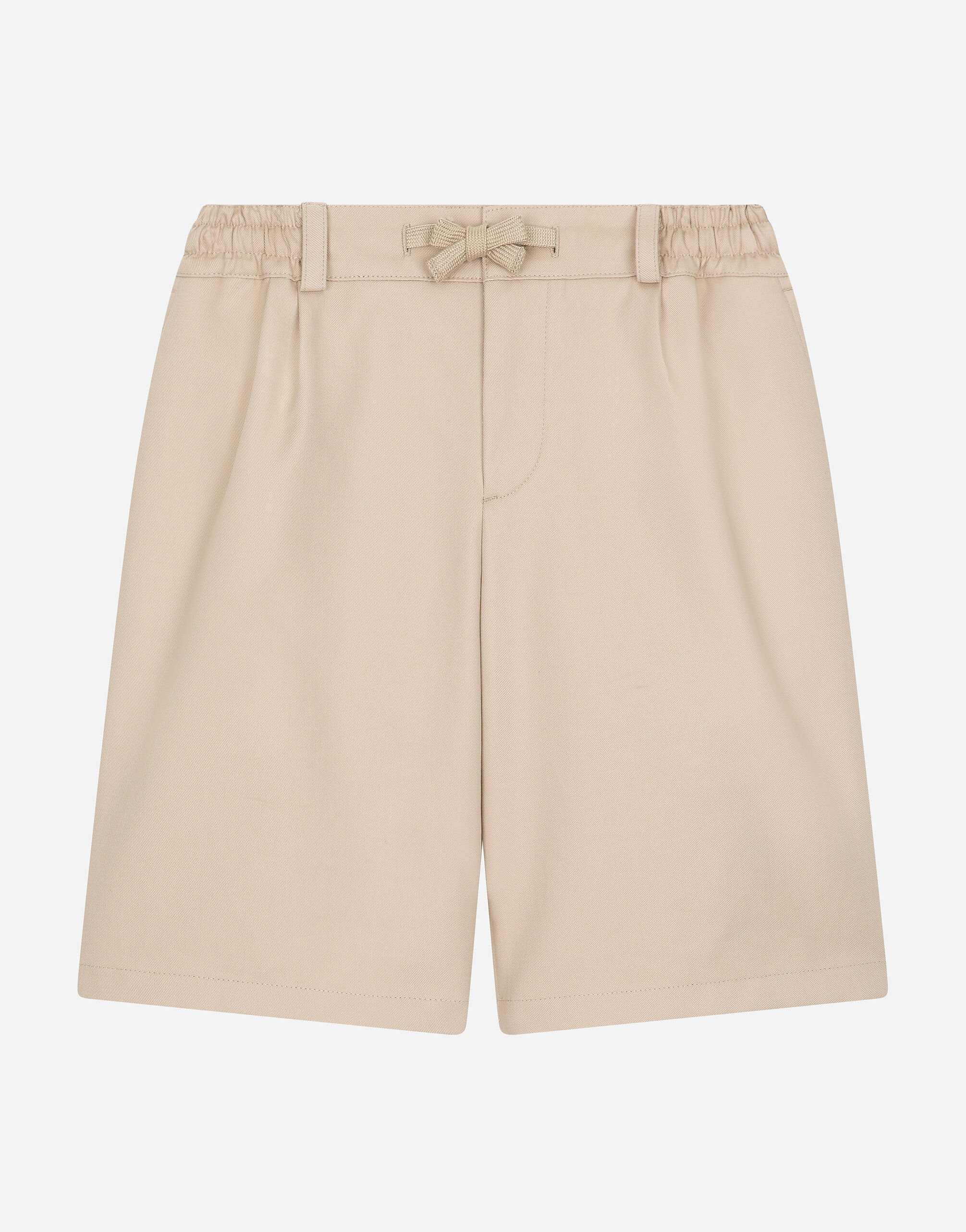 Dolce & Gabbana Gabardine shorts Beige L43Q54G7NWW