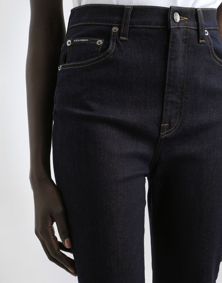 Dolce & Gabbana Deep blue stretch denim Grace jeans Blue FTBXHDG902P