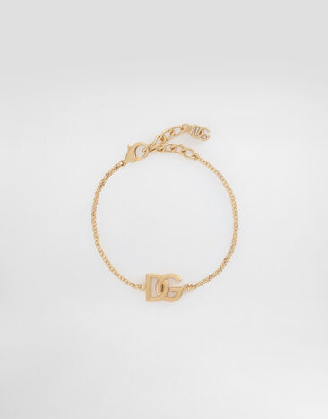 Dolce & Gabbana Link bracelet with DG-logo Gold WBN5L3W1111