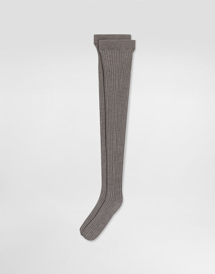 Dolce & Gabbana Hold-up socks Grey FXP17TJDVGH