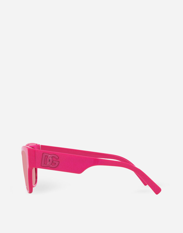 Dolce & Gabbana Lunettes de soleil DG Logo Fuchsia VG4449VP930