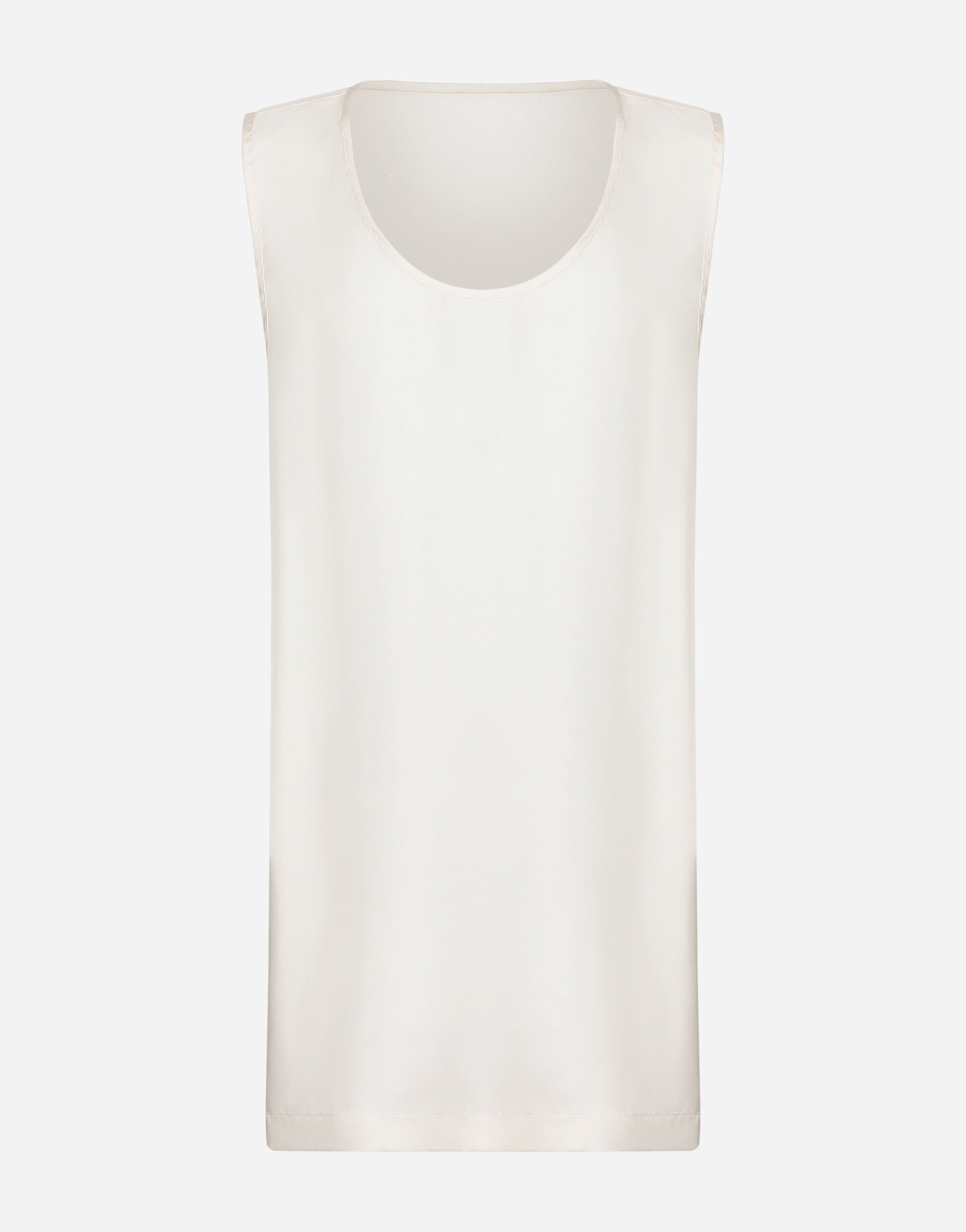 Dolce & Gabbana Silk singlet White G8RG0TFU75F