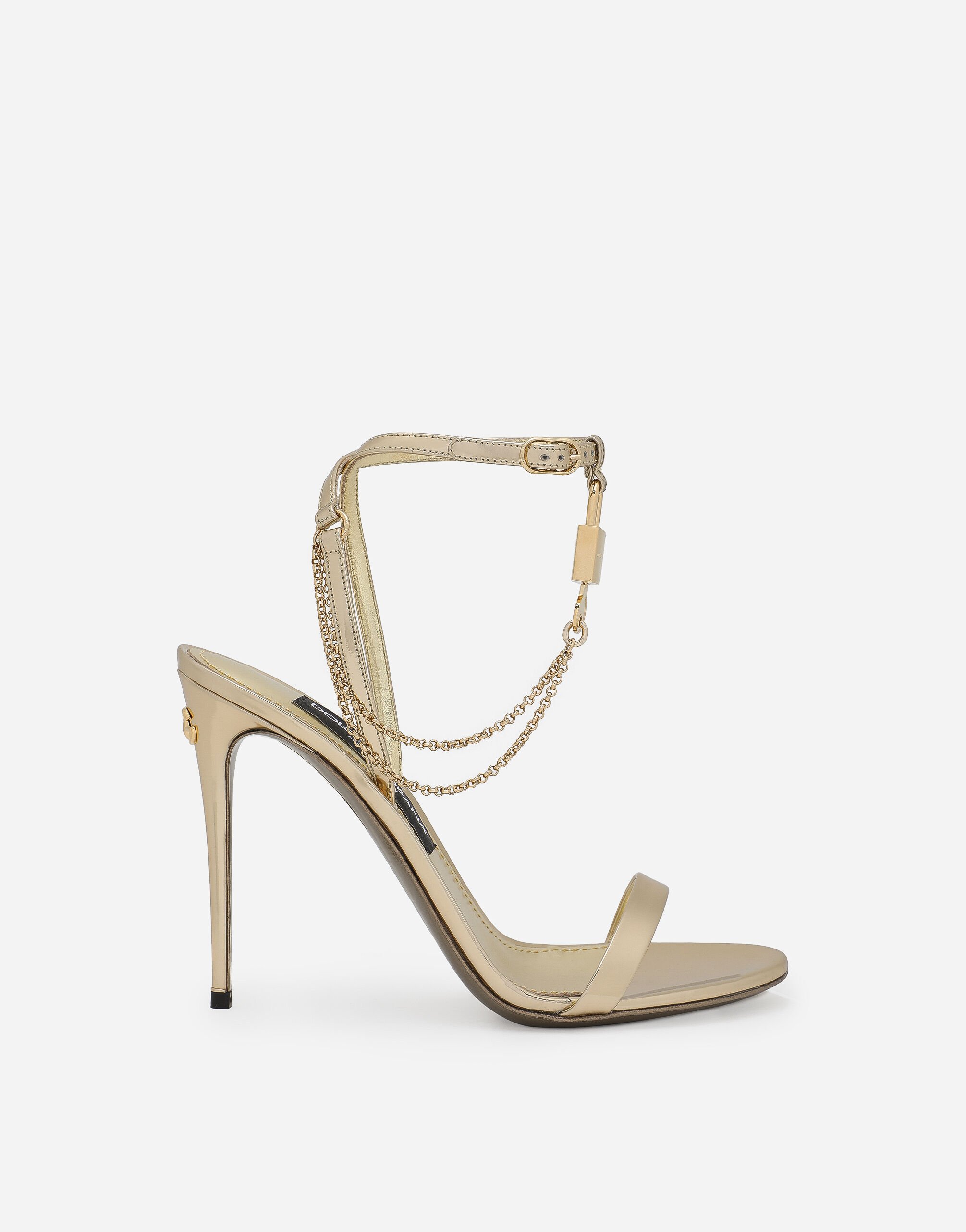 Dolce & Gabbana Calfskin sandals Gold BB7544AY828