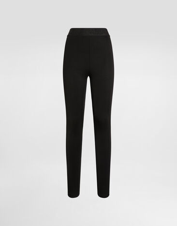 Dolce & Gabbana Stretch jersey leggings Black FTB5TTFUGRC
