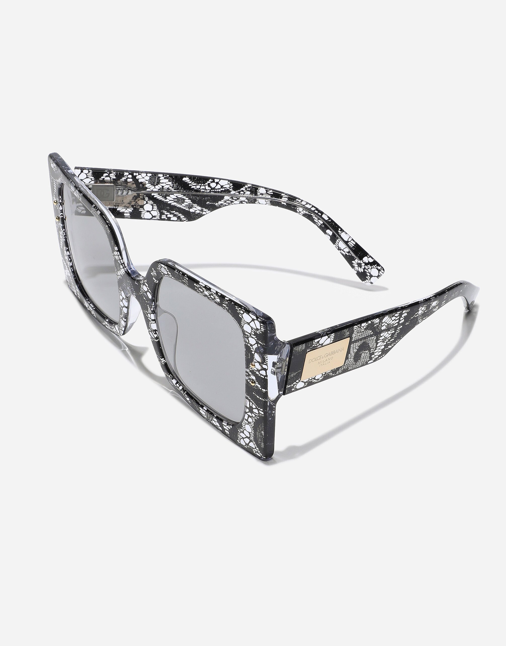 DNA sunglasses in Black Lace for Women | Dolce&Gabbana® US