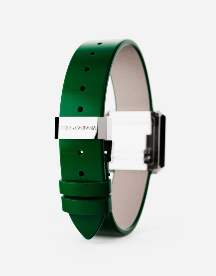 Dolce & Gabbana Reloj Sofia en acero con diamantes incoloros Verde WWJC2SXCMDT