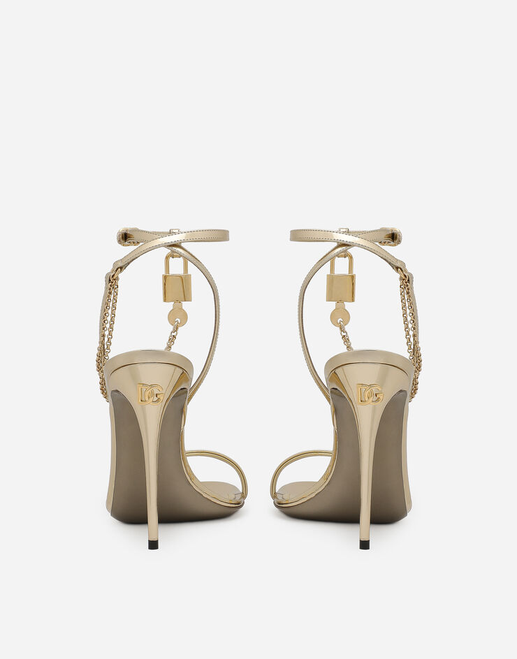 Dolce&Gabbana Calfskin sandals Gold CR1615AY828