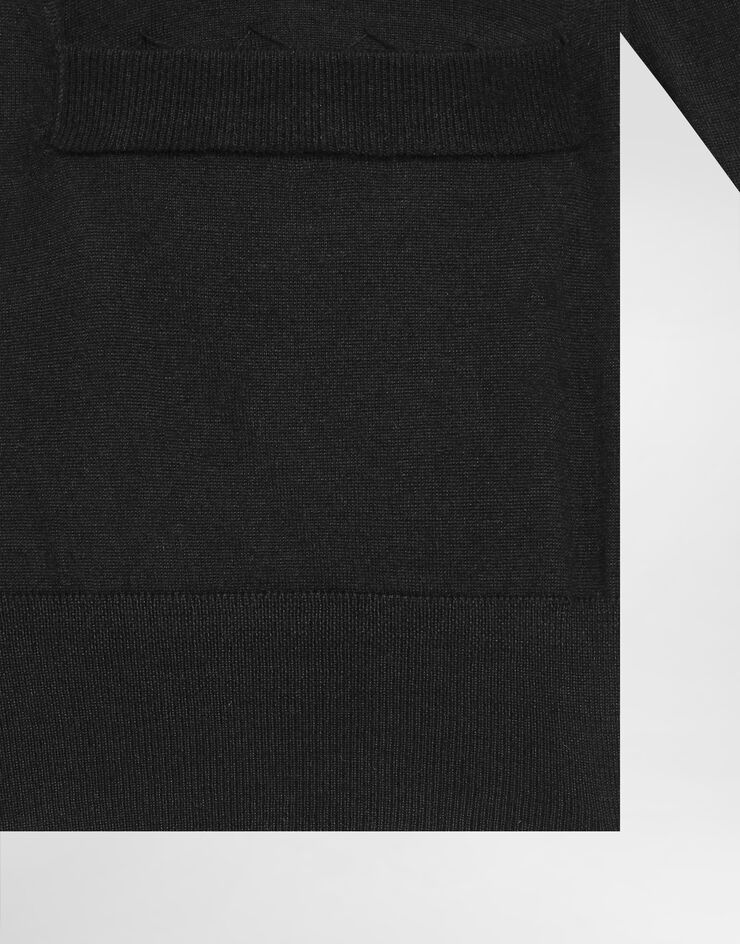 Dolce & Gabbana Кардиган из кашемира черный GXV01TJBW05