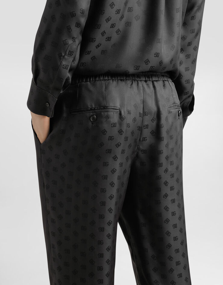 Dolce & Gabbana DG logo jacquard jogging trousers Dolce & Gabbana DG logo jacquard jogging trousers Grey GP12QTFJ1JY