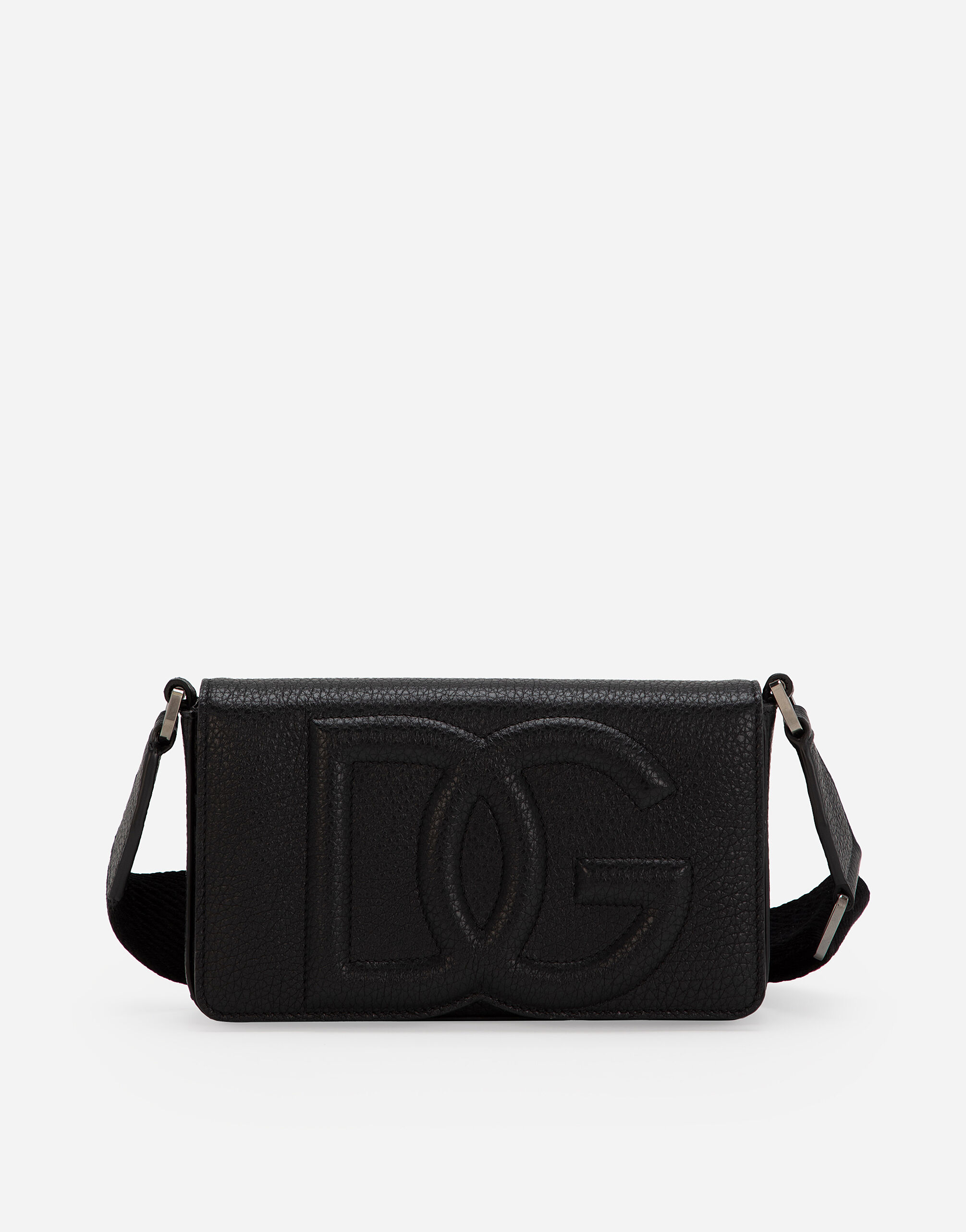 Dolce & Gabbana حقيبة صغيرة من جلد غزال مطبعة GQ260EG1S78