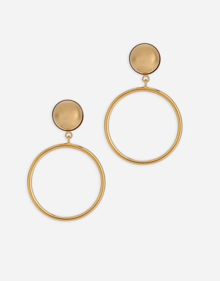 Dolce & Gabbana Hoop drop earrings Gold WEH2N8W0001