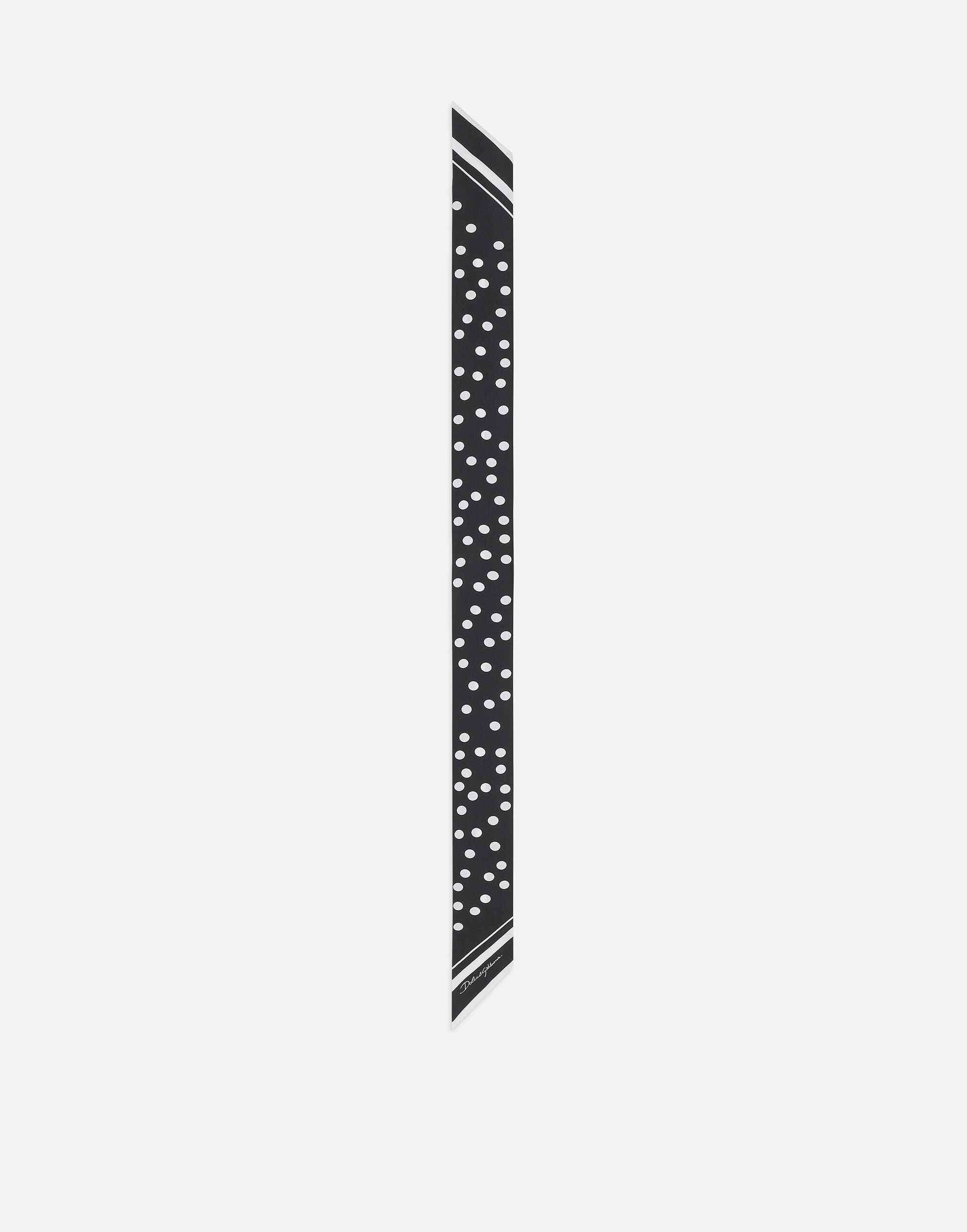 Dolce & Gabbana Polka-dot twill headscarf Print FN090RGDCLC