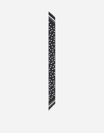 Dolce & Gabbana Polka-dot twill headscarf Print FN092RGDAOY