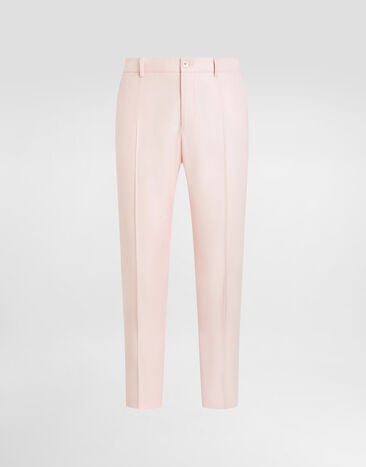 Dolce & Gabbana Viscose trousers Pink GY6FETFU8CQ