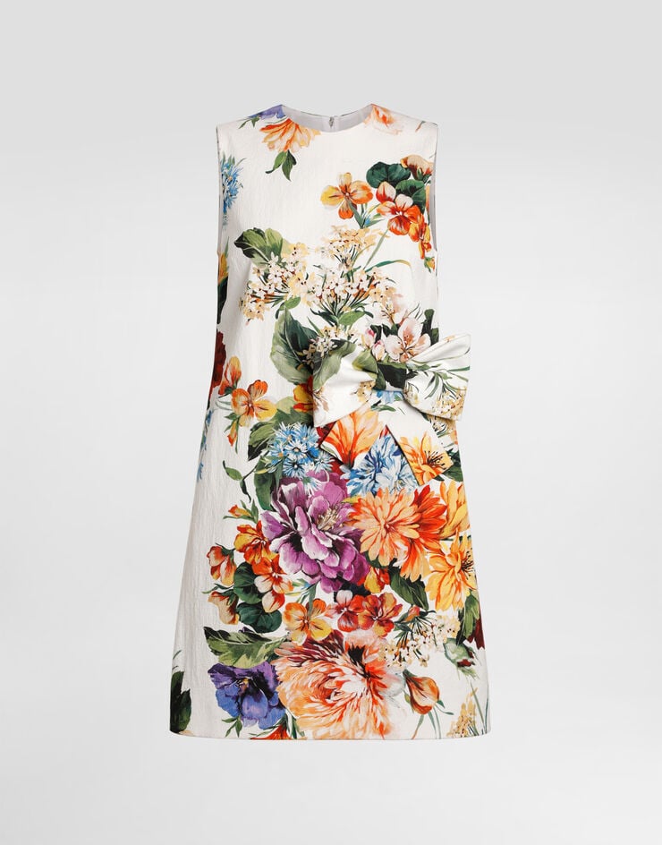 Dolce & Gabbana Flower bouquet-print dress Print F6TZSTFSRQU