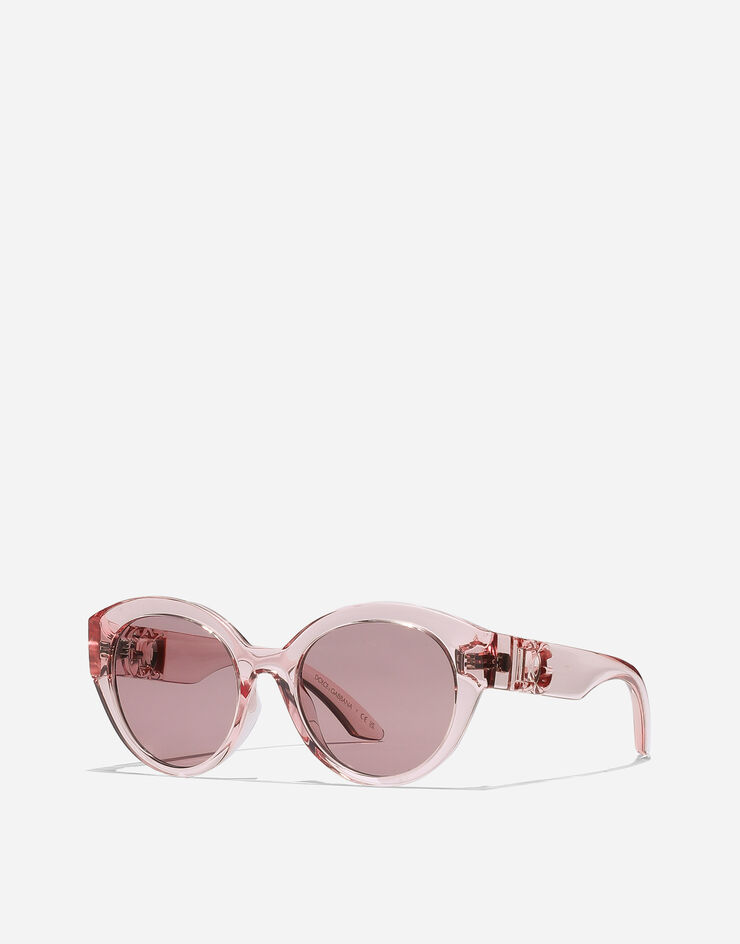 Dolce & Gabbana Occhiali da sole Everyday Flowers Rosa trasparente VG601EVN8VS