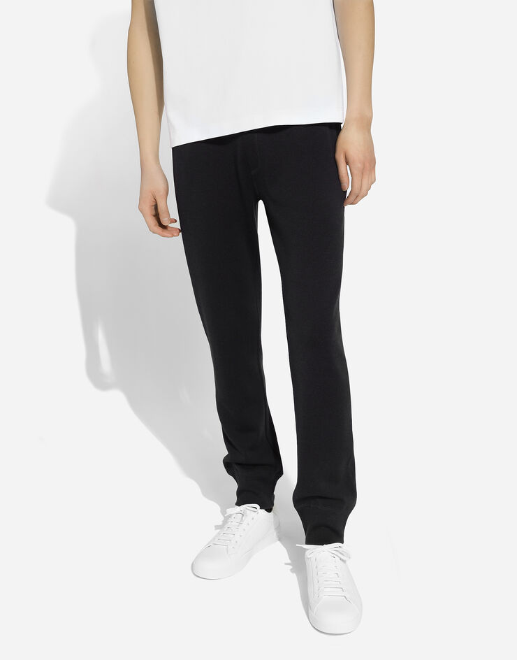 Dolce & Gabbana Pantalón de chándal de cachemira Azul GXU06TJFMCZ