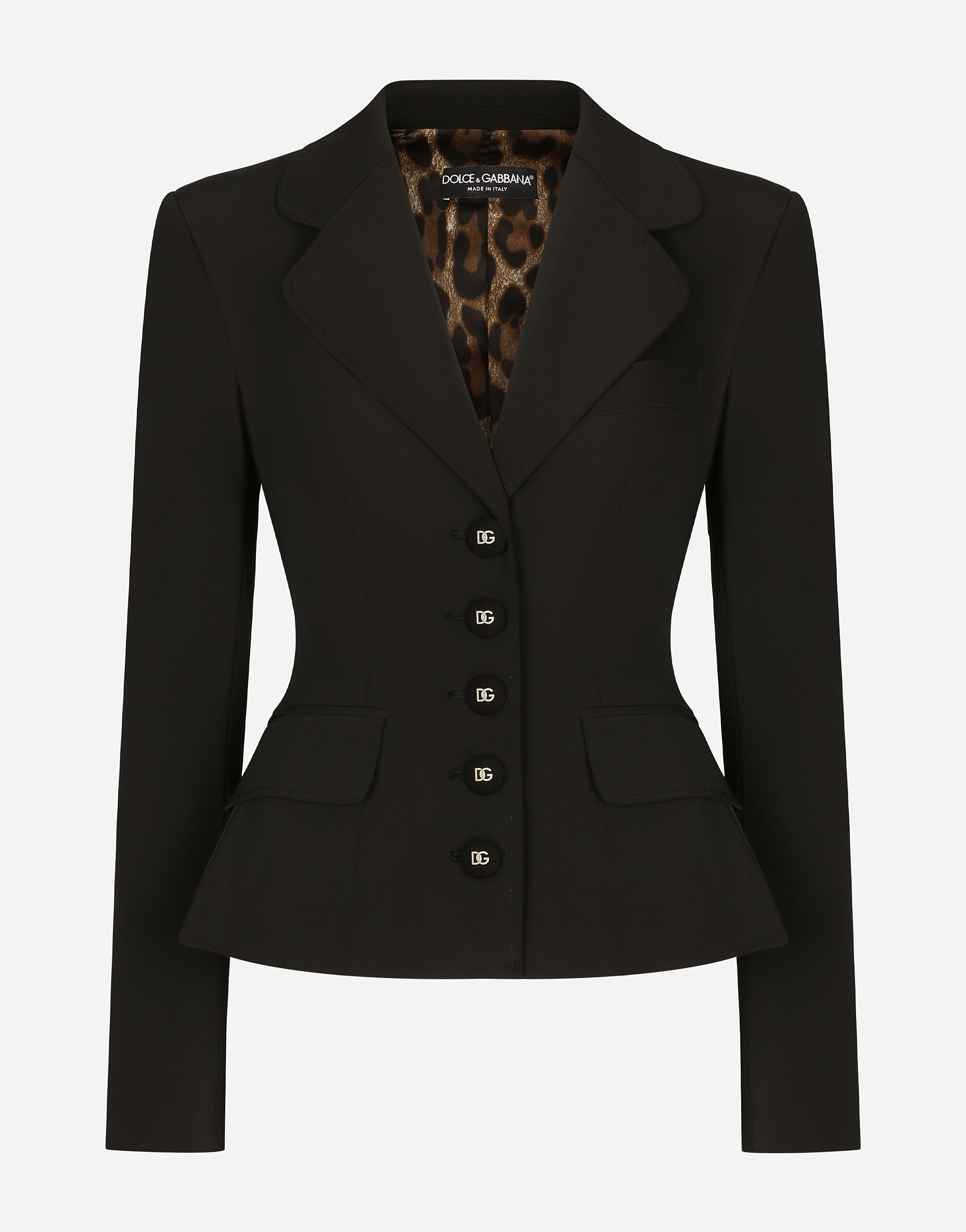 Technical gabardine Dolce jacket in Black for Women Dolce Gabbana