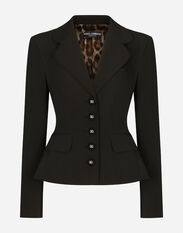 Dolce & Gabbana Technical gabardine Dolce jacket Black F26T2TFUGPO