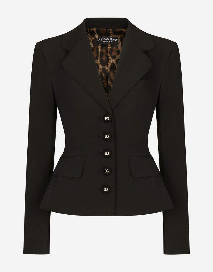 Dolce & Gabbana Technical gabardine Dolce jacket Black F26DYTFURLI