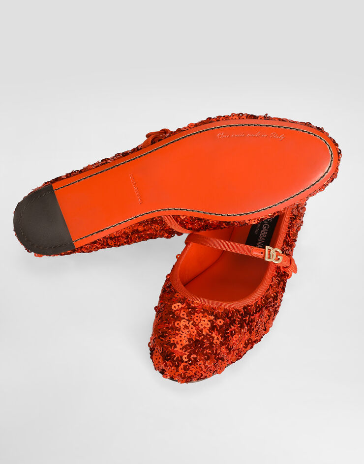Dolce & Gabbana Sequin ballet flats Dolce & Gabbana Sequin ballet flats Multicolor CB0284A0598
