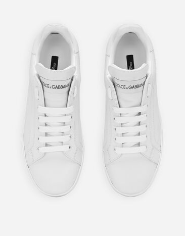 Dolce & Gabbana Calfskin Portofino sneakers White CK1544A1065