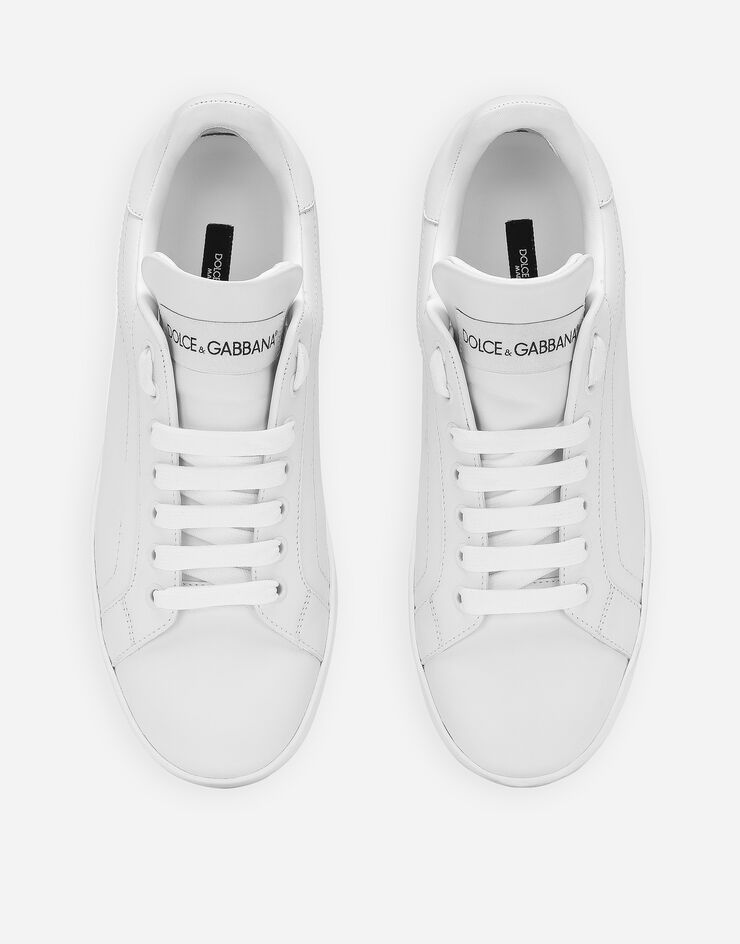 Dolce & Gabbana Sneaker portofino in pelle di vitello Bianco CK1544A1065