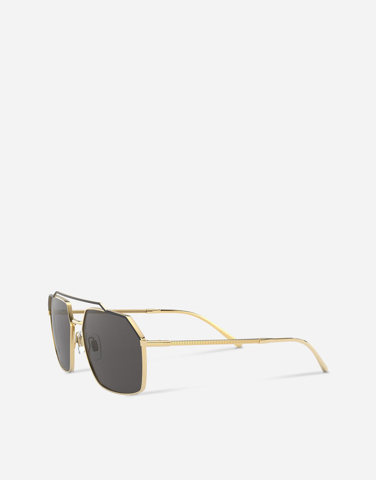 Dolce & Gabbana Gros grain sunglasses GOLD AND BLACK VG2250VM887