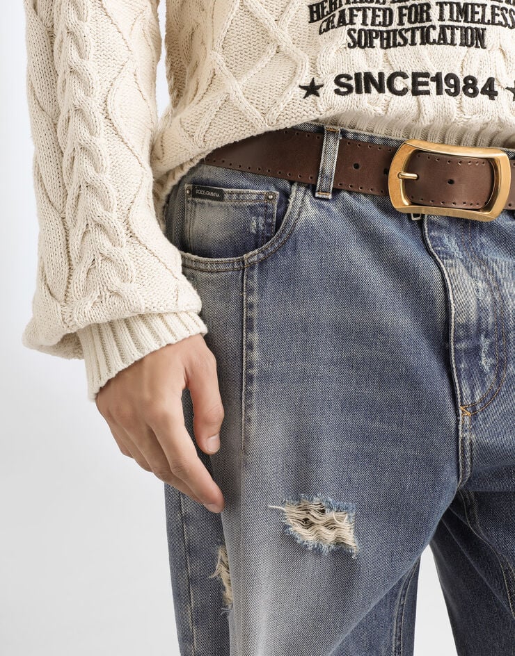 Dolce & Gabbana Denim trousers Multicolor GP16UDG8OJ1