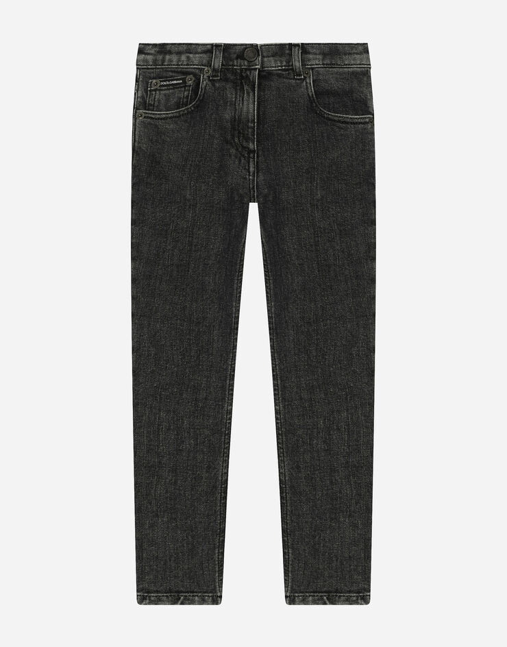 Dolce & Gabbana Vaqueros de denim elástico Negro L52F76LDC28