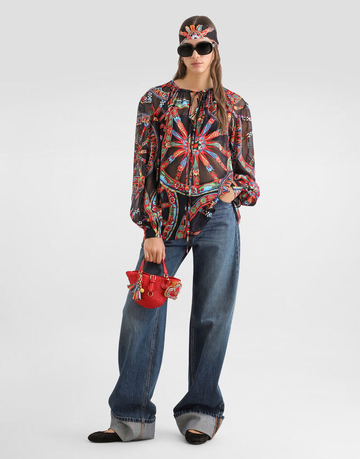 Dolce & Gabbana 长裤 牛仔布 五袋 Multicolor FTDCDDG8PY5