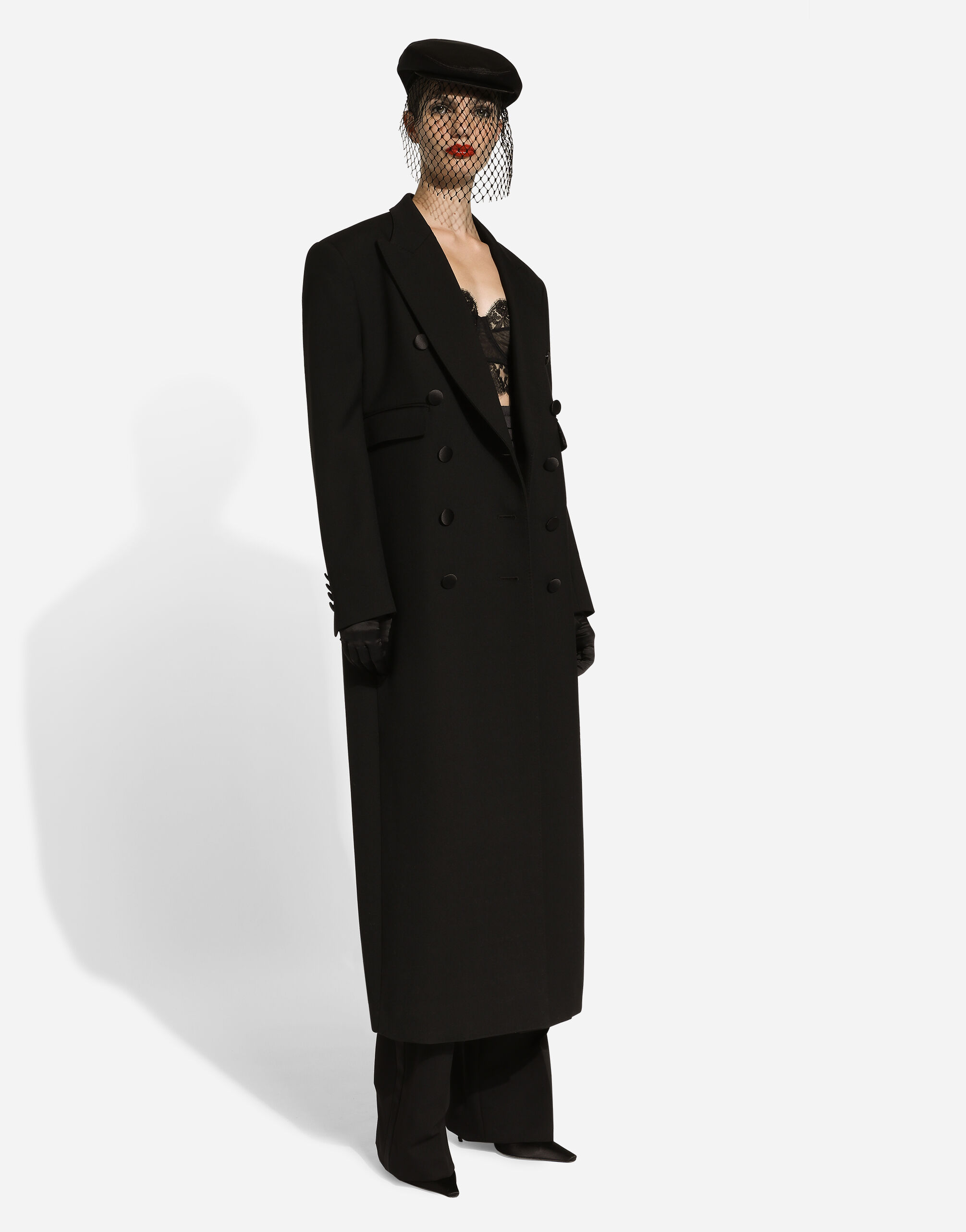 コート Dolce & Gabbana Black cashmere coat (F0E2QTFU292 N0000) Dolce & Gabbana Cashmere Belted Coat | Harrods US