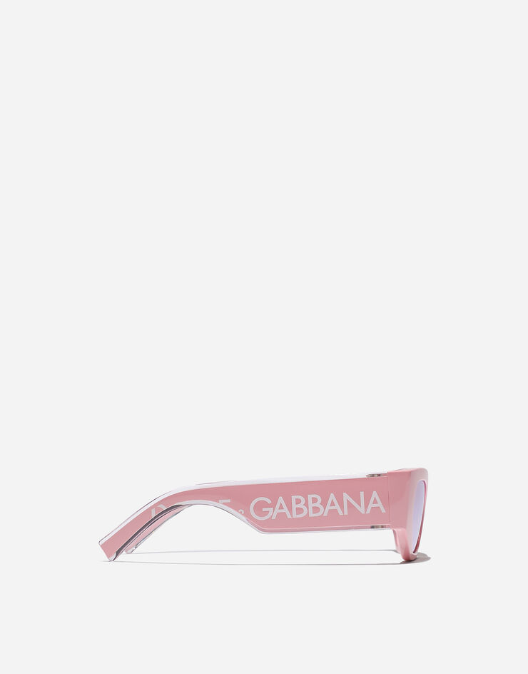 Dolce & Gabbana DNA 로고 선글라스 핑크 VG600KVN87V