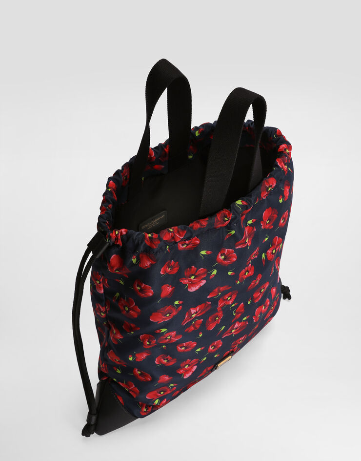 Dolce & Gabbana Poppy-print nylon backpack Dolce & Gabbana Poppy-print nylon backpack EB0269A0548