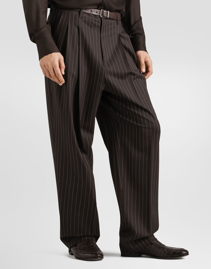 Dolce & Gabbana Pinstripe wool trousers  GP16NTFRBC0