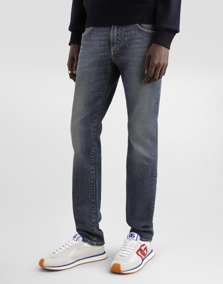 Dolce & Gabbana Vaqueros skinny elásticos azul claro lavado Multicolor GY07LDG8GW9