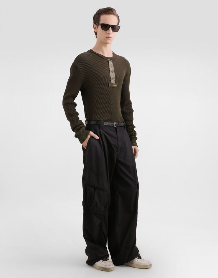 Dolce & Gabbana Poplin trousers Black GP1C1TFUFN9