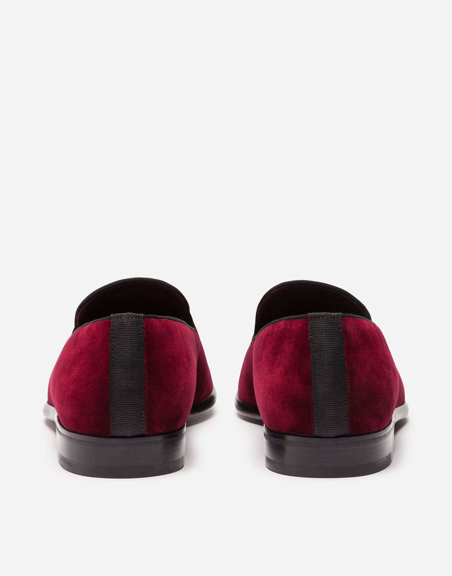 Burgundy velvet slippers sales