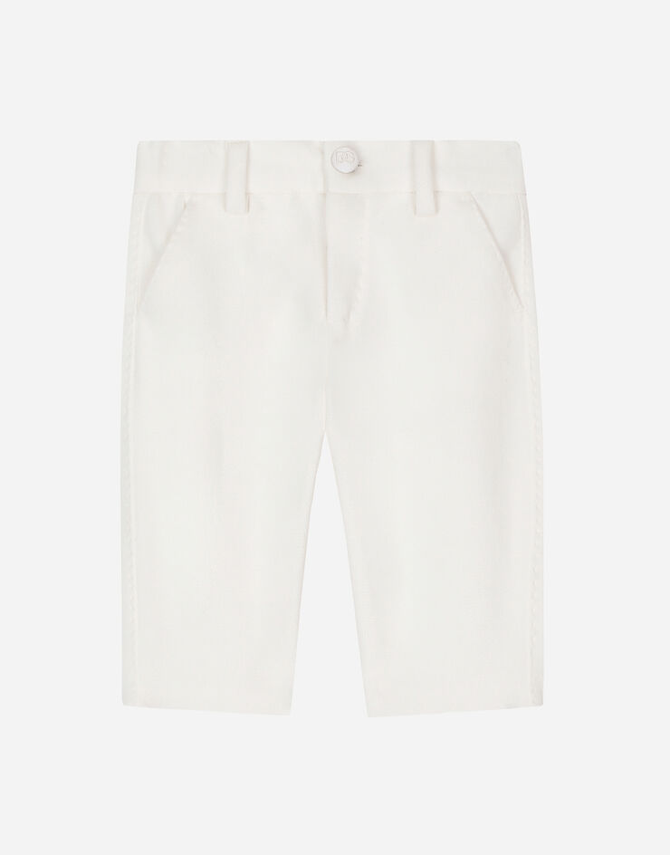 Dolce&Gabbana Pantalón clásico de punto estructurado Blanco L0EGG8HU7OM