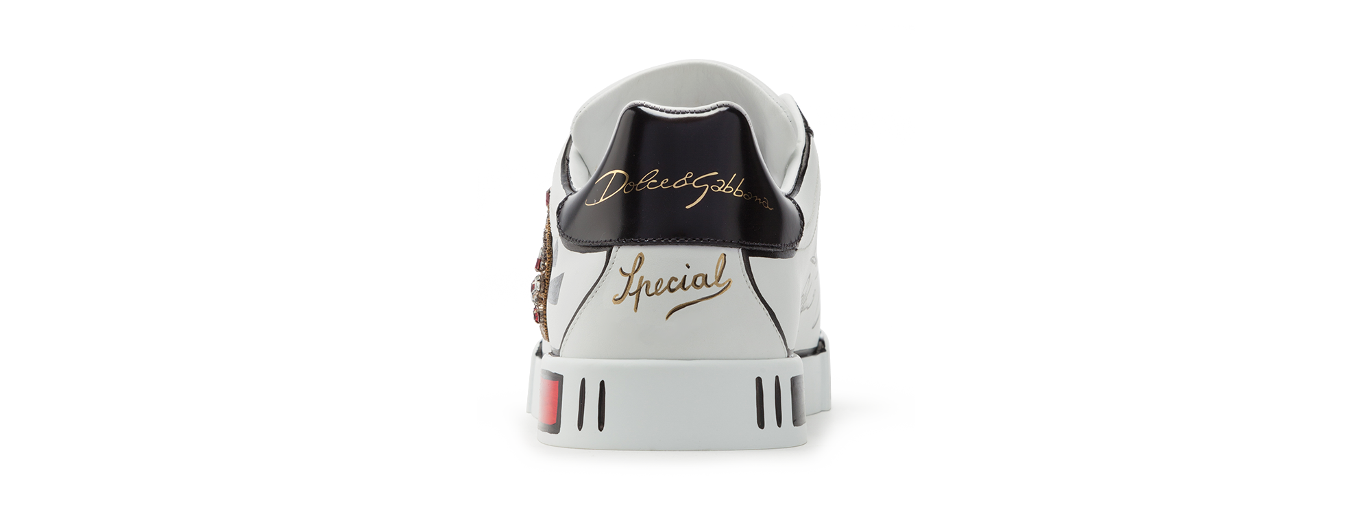 Dolce & Gabbana ポルトフィーノ スニーカー リミテッドエディション - メンズ ブラック/シルバー CS1761AH164