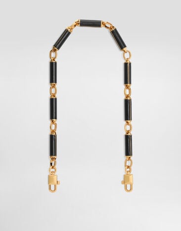 Dolce & Gabbana Calfskin bag shoulder strap Dolce & Gabbana Calfskin bag shoulder strap Black BI3569A9S25