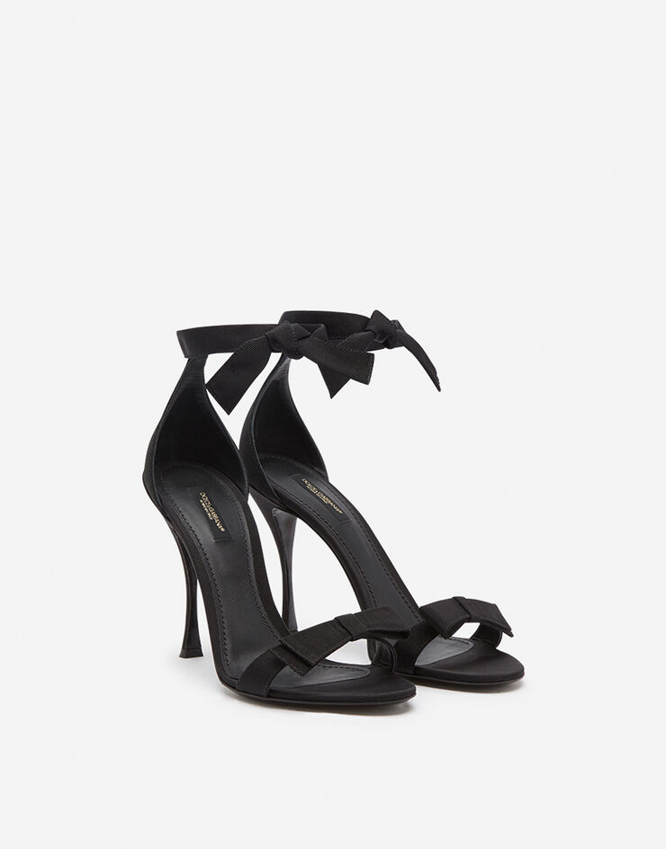 Dolce & Gabbana Gros grain sandals Dolce & Gabbana Gros grain sandals 黑 CR0955AX296