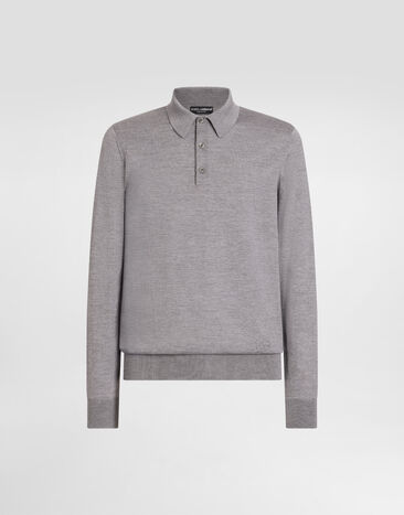 Dolce & Gabbana Knit cashmere polo shirt  GXZ25TJBW1W