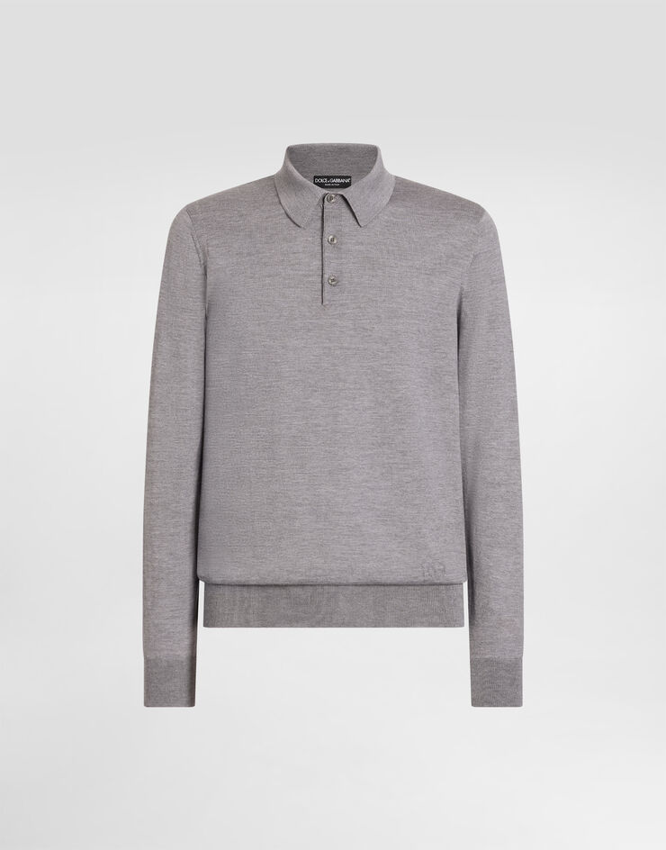 Dolce & Gabbana Knit cashmere polo shirt  GXZ25TJBW1W