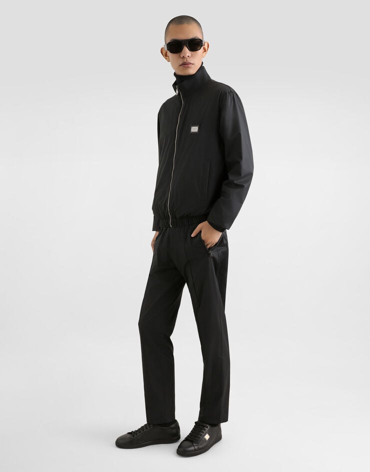 Dolce & Gabbana Light nylon jogging pants Black GYACETGK316
