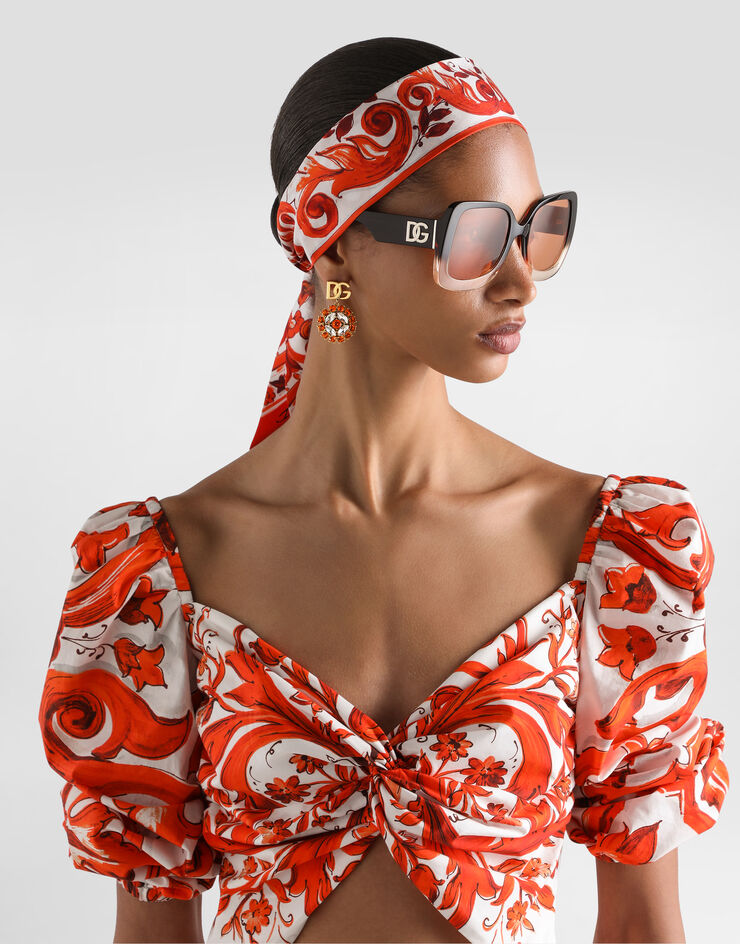 Dolce & Gabbana Clip earrings with rhinestones Dolce & Gabbana Clip earrings with rhinestones Gold WES6M3W1111